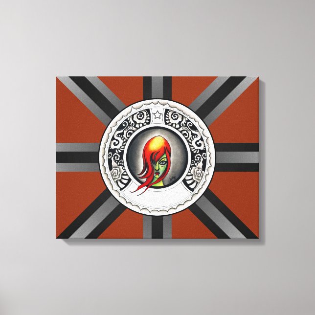 Green Hexe Leinwanddruck (Vorderseite)