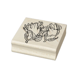 Green Hexe Magick Gummistempel