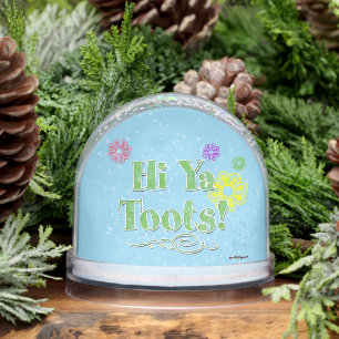 Green Hi Ya Toots Schneekugeln