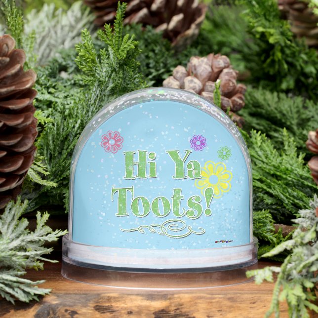 Green Hi Ya Toots Schneekugeln (Winter)