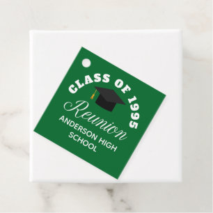 Green High School Wiedersehen Personalisiert Party Geschenkanhänger