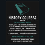 Green History Book, History Course Advertising Flyer<br><div class="desc">Green History Book, History Course Werbung Flyer durch den Business Card Store.</div>