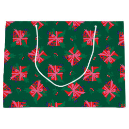 Green Holiday Geschenktasche Große Geschenktüte
