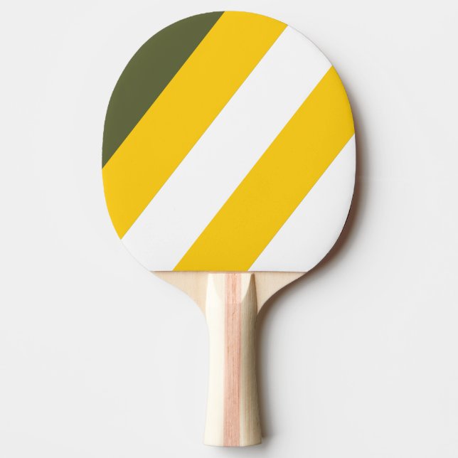 Green Honey Nostalgic Bold Stripes Tischtennis Schläger (Vorderseite)