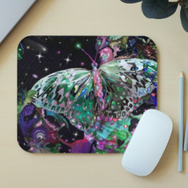 Green Hope Butterfly Mouse Pad Mousepad