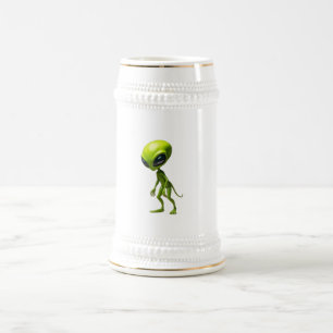 Green humanoid bierglas