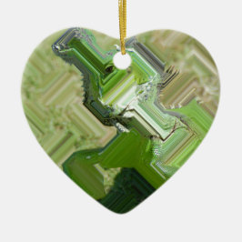 Green Iguana Keramikornament