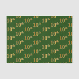 Green, Imitate Gold 10. (10.) Event Tissue Paper Seidenpapier