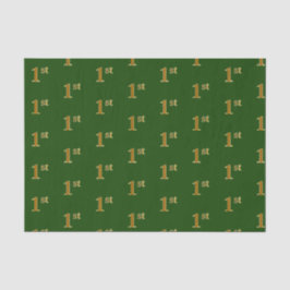 Green, Imitate Gold 1. (First) Event Tissue Paper Seidenpapier
