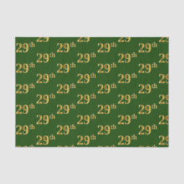 Green, Imitate Gold 29. (29.) Veranstaltung Seidenpapier