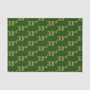 Green, Imitate Gold 33. (33.) Veranstaltung Seidenpapier