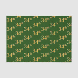 Green, Imitate Gold 34. (34.) Veranstaltung Seidenpapier
