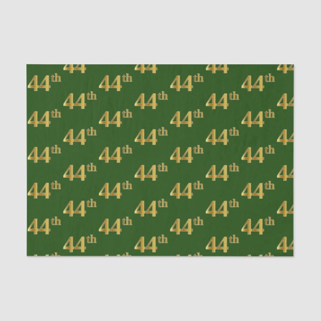 Green, Imitate Gold 44. (44.) Veranstaltung Seidenpapier (Vorderseite)