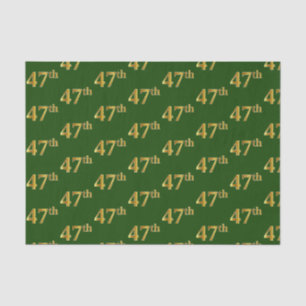 Green, Imitate Gold 47. (siebenundvierzigste) Vera Seidenpapier