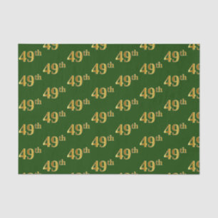 Green, Imitate Gold 49. (neunundvierzig) Veranstal Seidenpapier