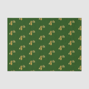 Green, Imitate Gold 4. (Vierte) Event Tissue Paper Seidenpapier