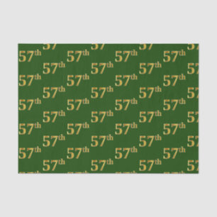 Green, Imitate Gold 57. (Siebenundfünfzigste) Vera Seidenpapier