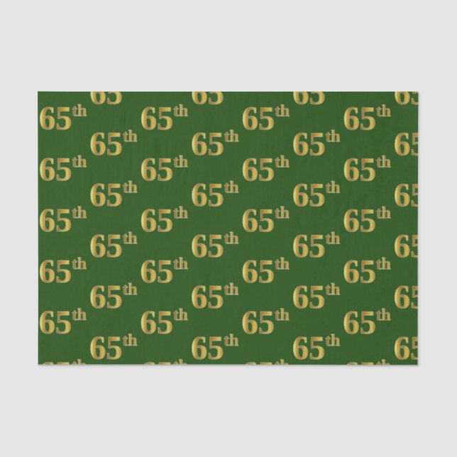 Green, Imitate Gold 65. (65.) Veranstaltung Seidenpapier (Vorderseite)