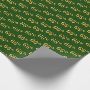 Green, Imitate Gold 66. (66.) Veranstaltung Geschenkpapier