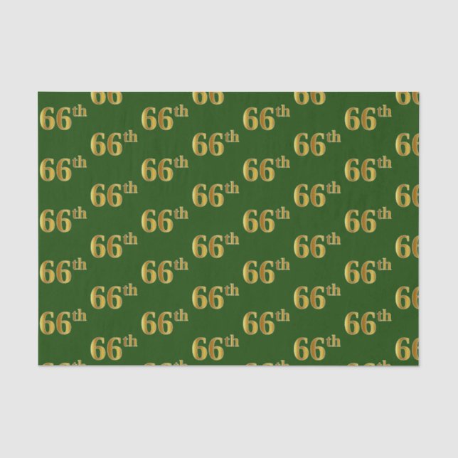 Green, Imitate Gold 66. (66.) Veranstaltung Seidenpapier (Vorderseite)