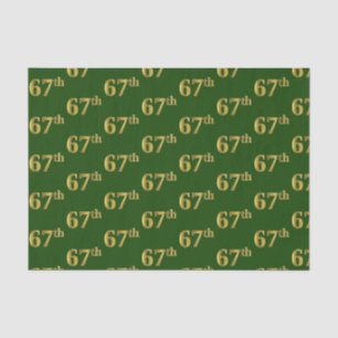 Green, Imitate Gold 67. (siebenundsechzigste) Vera Seidenpapier