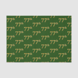 Green, Imitate Gold 77. (siebenundsiebzig) Veranst Seidenpapier