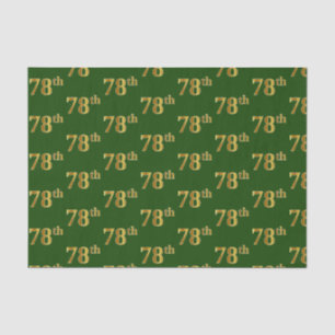 Green, Imitate Gold 78. (Achtundsiebzig) Veranstal Seidenpapier
