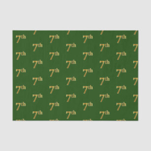 Green, Imitate Gold 7. (7.) Event Tissue Paper Seidenpapier