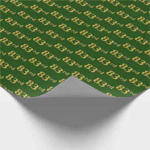 Green, Imitate Gold 83. (83.) Veranstaltung Geschenkpapier