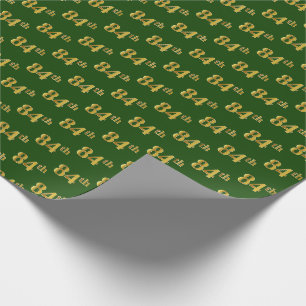 Green, Imitate Gold 84. (Achtzigste) Veranstaltung Geschenkpapier