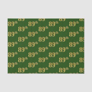 Green, Imitate Gold 89. (neunundachtzig) Veranstal Seidenpapier