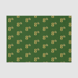 Green, Imitate Gold 8. (Achte) Event Tissue Paper Seidenpapier