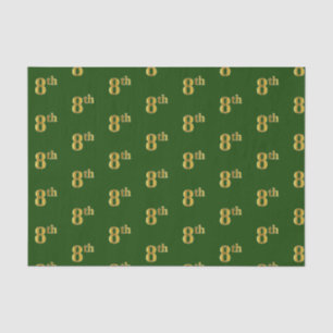 Green, Imitate Gold 8. (Achte) Event Tissue Paper Seidenpapier