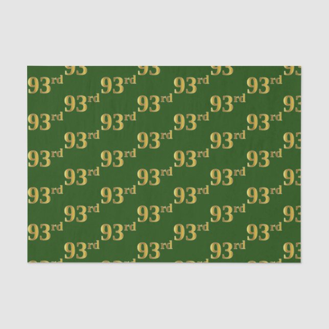 Green, Imitate Gold 93. (30.) Veranstaltung Seidenpapier (Vorderseite)