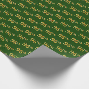 Green, Imitate Gold 96. (Sechsundneunzig) Veransta Geschenkpapier