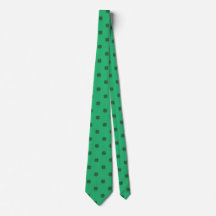Green Irish 4 Leaf Clover Polka Dots Muster