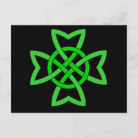 Green Irish Celtic Knot
