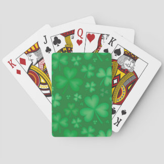 Green Irish Kleeblatt Playing Cards Spielkarten