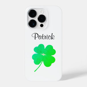 Green Irish Kleeblatt St. Patrick's Day Phone Case iPhone 14 Pro Hülle