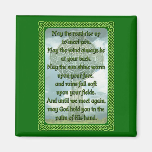 Green Irish Sessing Magnet (Vorne)