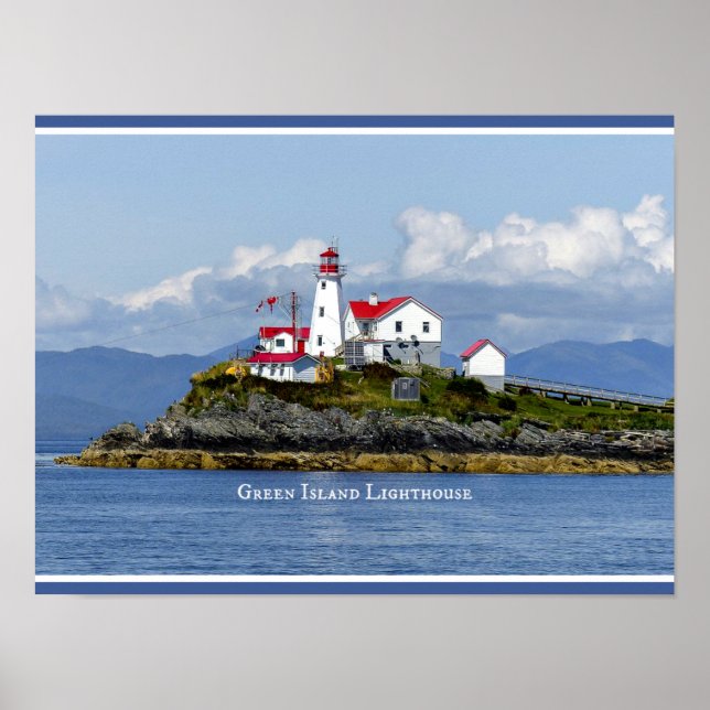 Green Island Lighthouse, England Poster (Vorne)