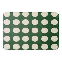 Green Ivory Color Polka Dot