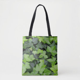 Green Ivy Botanical Print Tasche