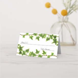Green Ivy - Escort Card Platzkarte
