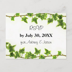 Green Ivy - UAWG Post Card Einladungspostkarte