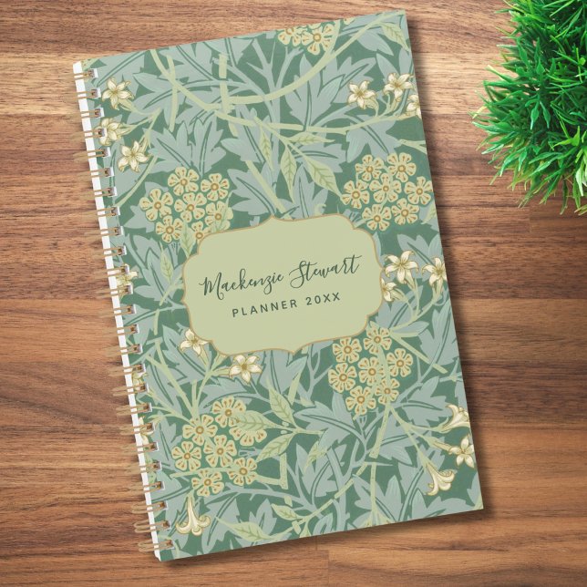 Green Jasmine Floral Pattern 2026 Planer (Von Creator hochgeladen)