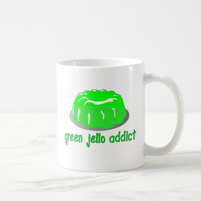 Green Jello Addict Kaffeetasse (Rechts)