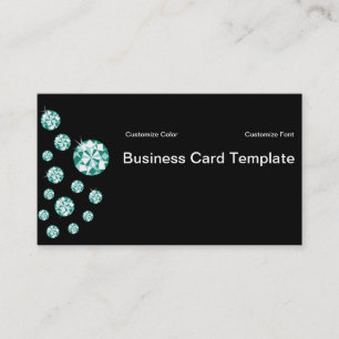 Green Jewels Emerald Business Cards Visitenkarte