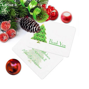 Green Joyoux Weihnachten Vielen Dank Dankeskarte