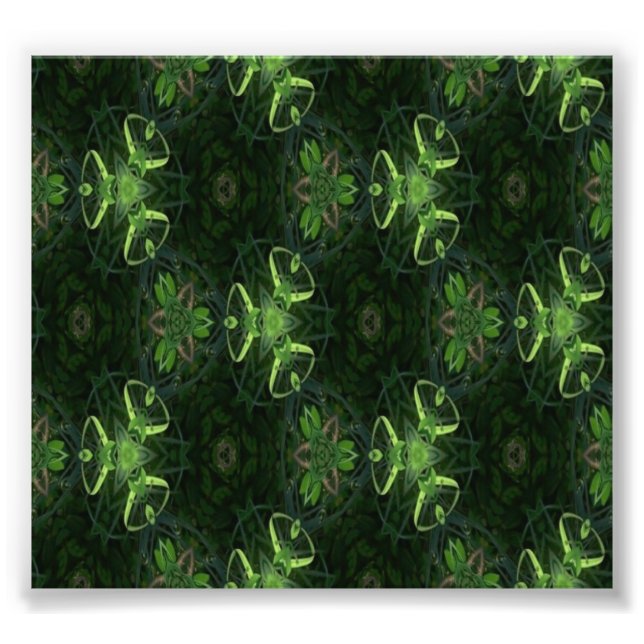 Green Kaleidoskop 1 Fotodruck (Vorne)